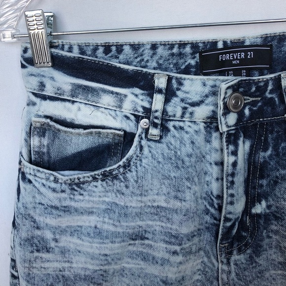 Forever 21 Acid Wash Distressed Jean Shorts - Picture 5 of 11
